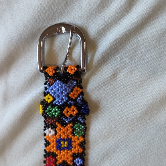 Seed bead Belt approximately 3 3 inches - Picture 3 of 4